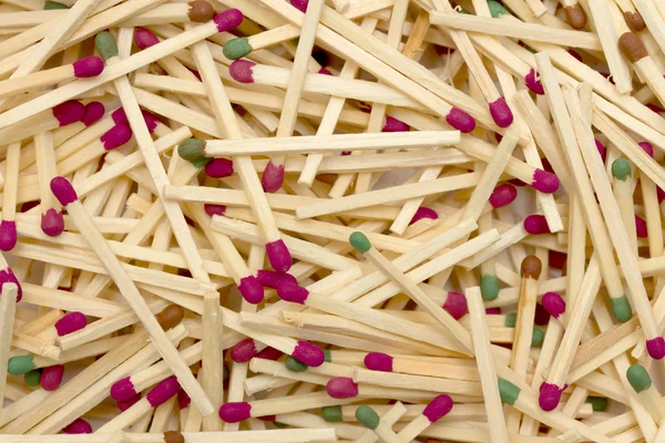 Wooden matches background — Stock Photo, Image