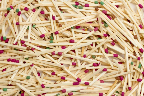 Wooden matches background — Stock Photo, Image