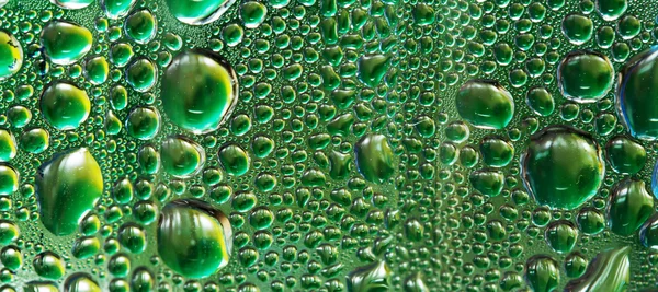 Water drops on glass — Stock Photo, Image