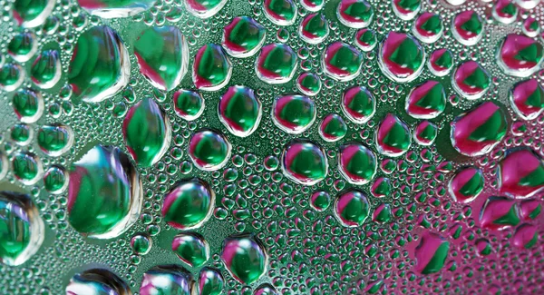 Water drops on glass — Stock Photo, Image