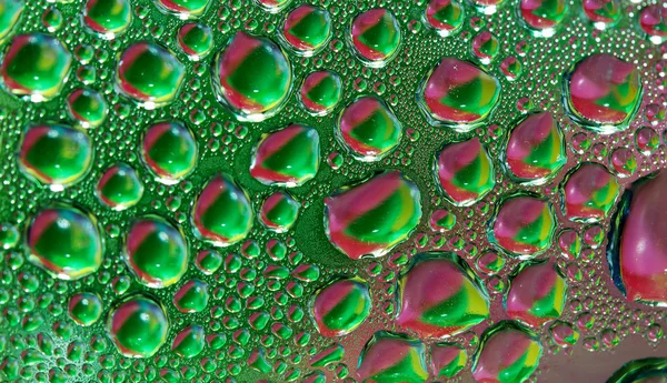 Water drops on glass — Stock Photo, Image