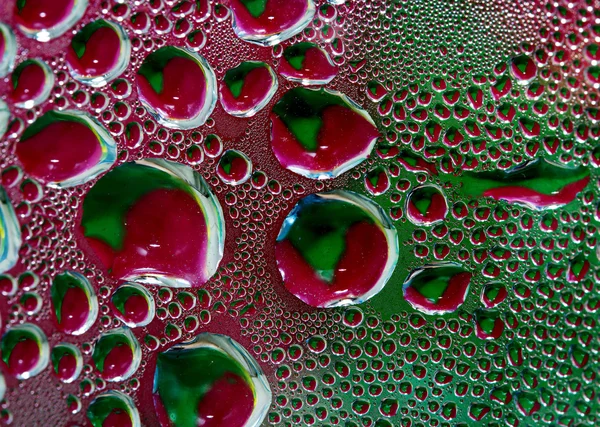 Water drops on glass — Stock Photo, Image