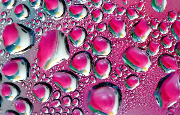 Water drops on glass — Stock Photo, Image