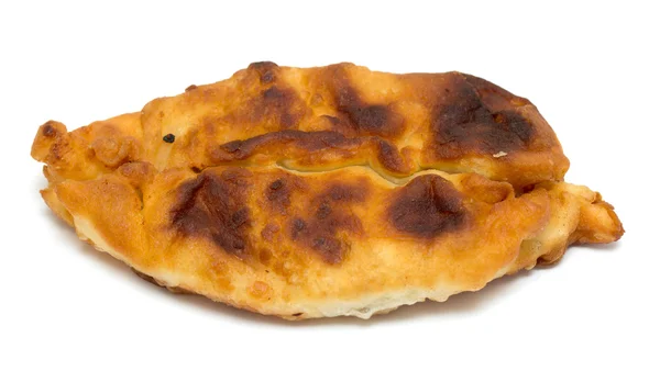 Panino fritto su un bianco — Foto Stock