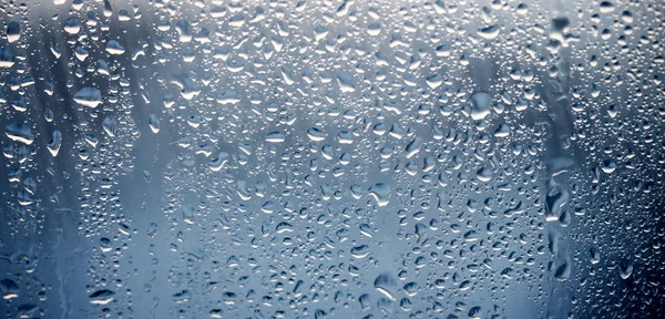 stock image Raindrops on window glass