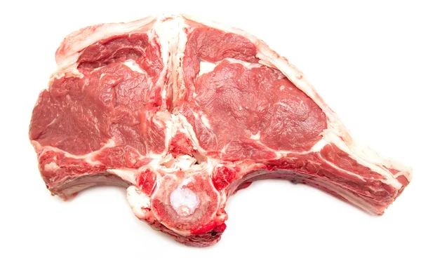 新鲜的原料肉骨 — 图库照片