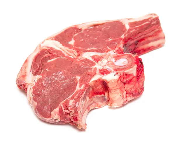 Carne crua fresca no osso — Fotografia de Stock