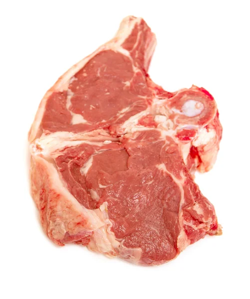 Carne crua fresca no osso — Fotografia de Stock