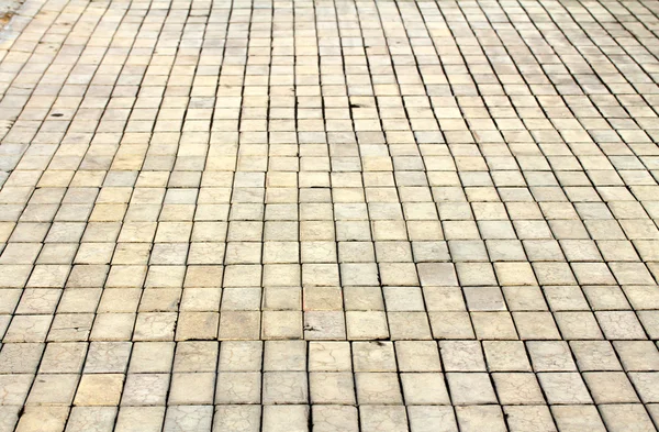 Square cobbles in perspective — Stock Photo, Image