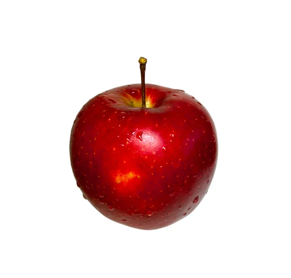 Manzana roja aislada — Foto de Stock