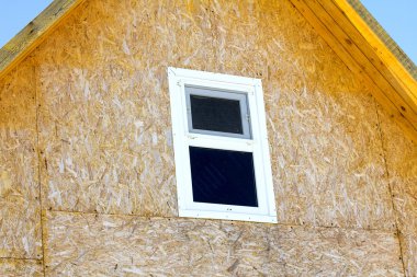 Evin duvarına penceresinde