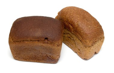 Çavdar ekmeği üzerine beyaz