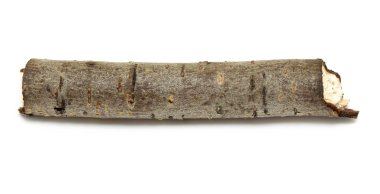 Yuvarlak ahşap izole