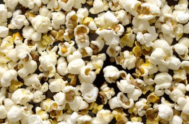 Lezzetli patlamış mısır arka plan