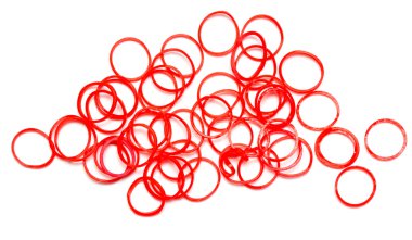 Bir beyaz lastik bantlar