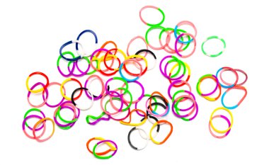 Bir beyaz lastik bantlar