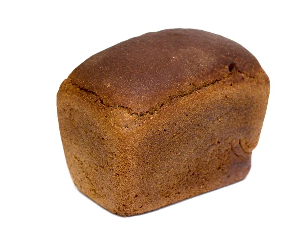 Rågbröd på en vit — Stockfoto