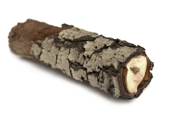 Ronde hout geïsoleerd — Stockfoto