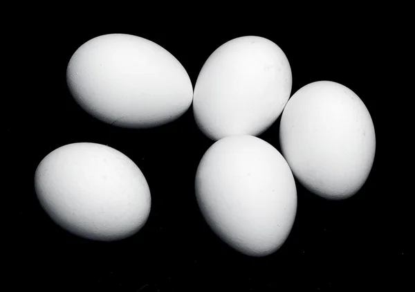 Huevos de pollo blanco — Foto de Stock