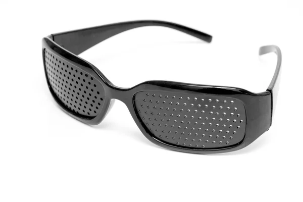 Medicinska glasögon med hål — Stockfoto