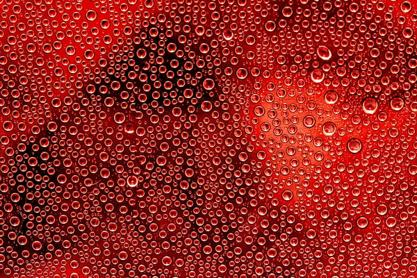 Glass with water droplets — Stock Photo, Image