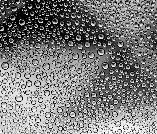 Склянка з краплями води — стокове фото