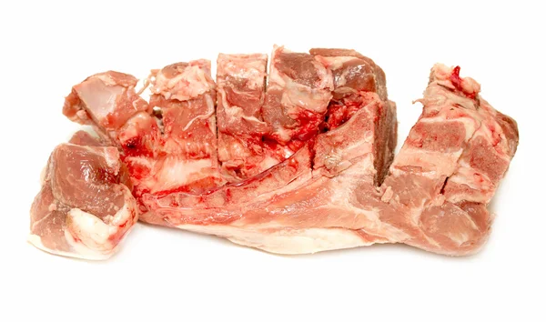 Carne crua isolada — Fotografia de Stock