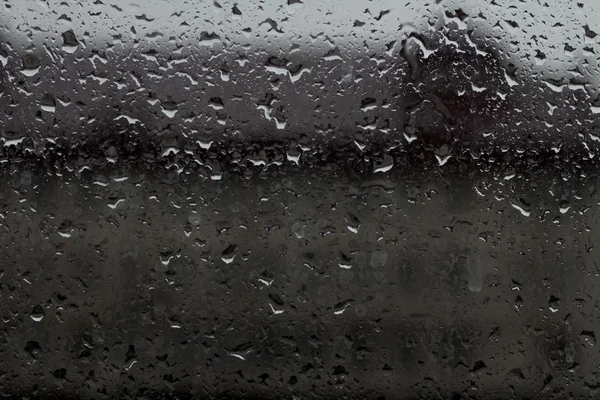 Water drops on glass — Stock Photo, Image