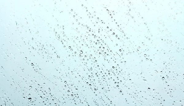 Wassertropfen auf Glas — Stockfoto