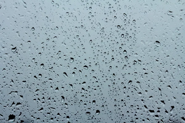 Water drops on glass — Stock Photo, Image