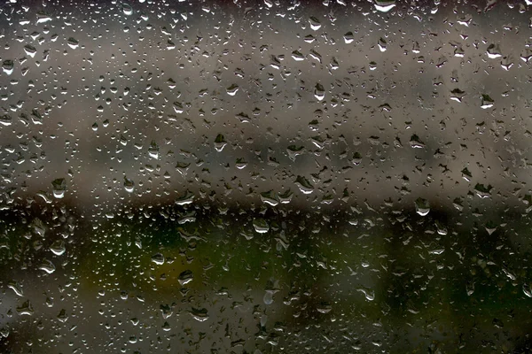 Water drops on glass — Stock Photo, Image