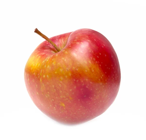 Manzana roja aislada sobre fondo blanco — Foto de Stock