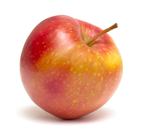 red apple isolated on white background