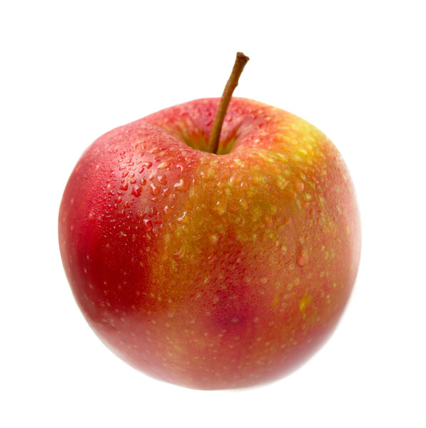 red apple isolated on white background