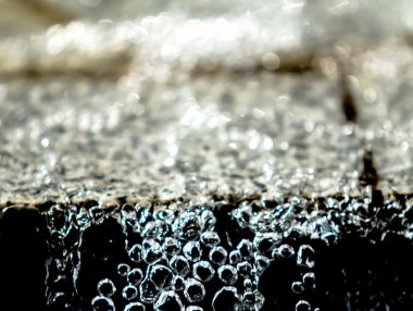 Bokeh soyut bulanık su damlaları