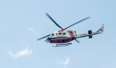 Sahil Güvenlik helikopteri parlamenter sırasında