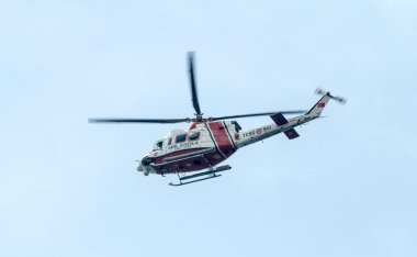Sahil Güvenlik helikopteri parlamenter sırasında