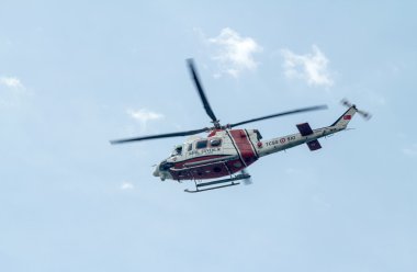 Sahil Güvenlik helikopteri parlamenter sırasında