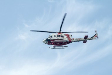 Sahil Güvenlik helikopteri parlamenter sırasında