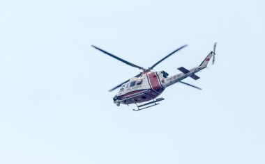 Sahil Güvenlik helikopteri parlamenter sırasında