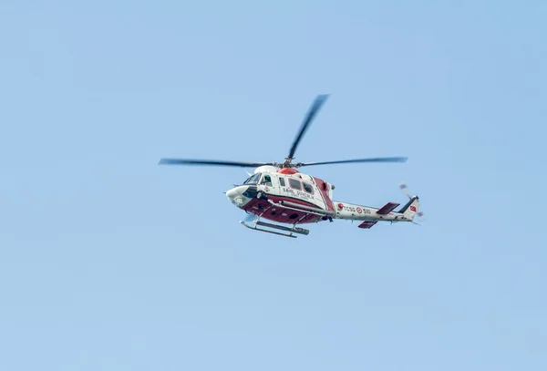 Kustwacht helikopter tijdens parlementaire — Stockfoto