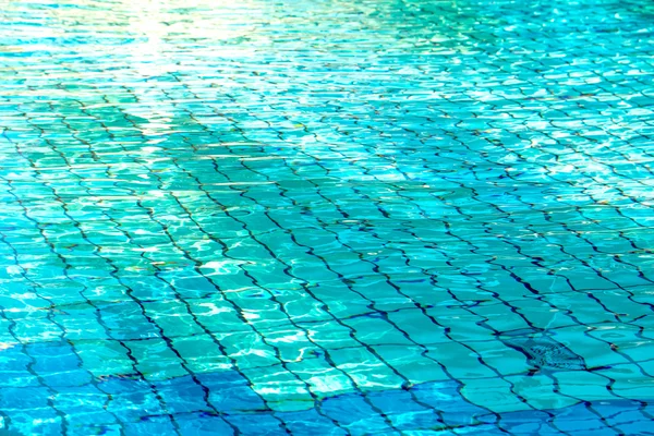 Modré plavání bazénové vody — Stock fotografie