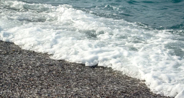 海波浪泡沫 — 图库照片