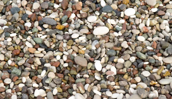 Cailloux colorés sur une plage — Photo