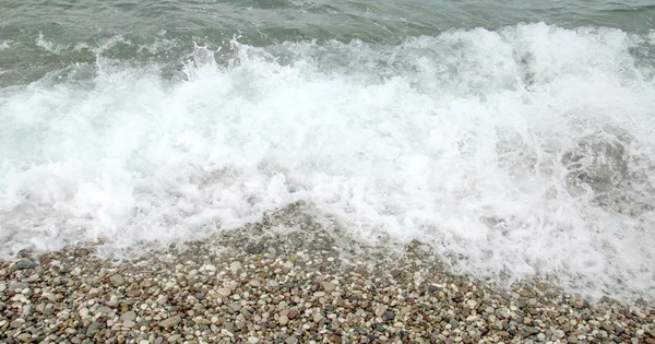 海の波の泡のビュー — ストック写真