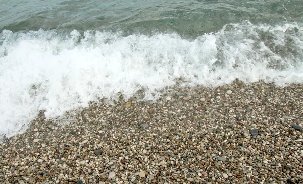 海の波の泡のビュー — ストック写真