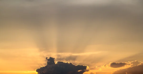 Brillante bagliore del tramonto — Foto Stock