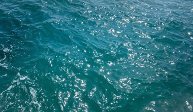 background of blue sea water in sunny weather nature.