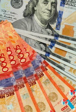 Para Kazakistan tenge ve bize dolar