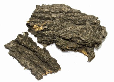 İçinde çatlak olan bir tahta parçası. Çatlak tahtanın iki tarafından da görülebiliyor.